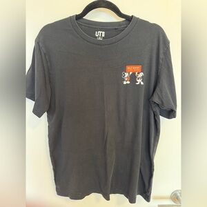 Disney Black Mickey Mouse Short Sleeve Tee